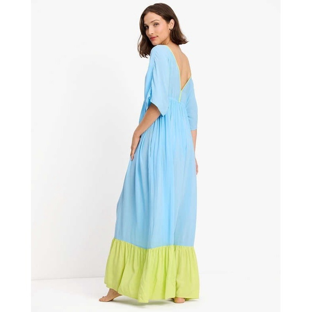Kate‎ Spade Tiered Maxi Dress Beach Cover Up Size Medium - Picture 2 of 9